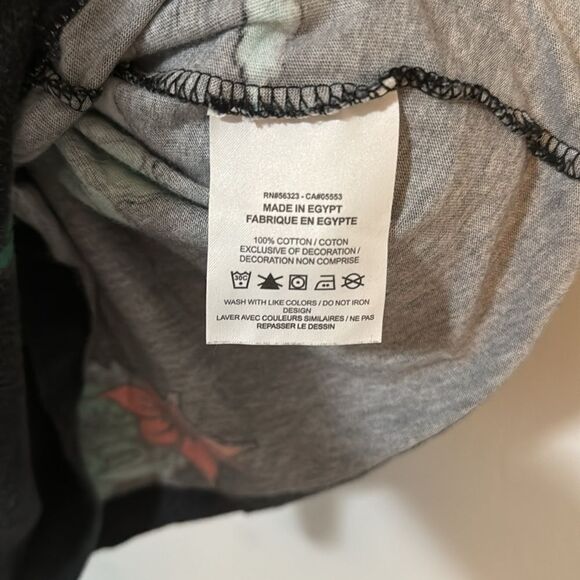 Nike Embroidered Tropical Print Short Sleeve Tee M - Picture 5 of 5